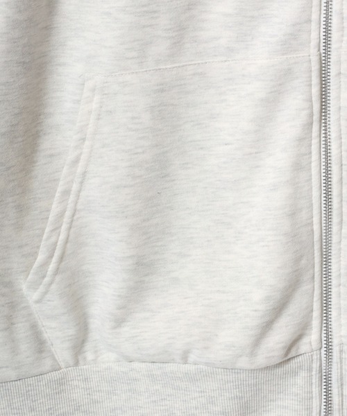 SITRY(シトリー)の「Foam Print Sweat Hoodie/発泡バックプリント オーバーサイズ 裏毛 スウェット フーディー フルジップパーカー(パーカー・メンズ・ブラック/アッシュグレー・M/L)」の9枚目の写真