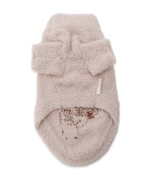 【2666】ジェラートピケ パウダーニットワンピース　CAT&DOG ピンク gelato pique 「gelato pique」 ニットワンピース ONE SIZE