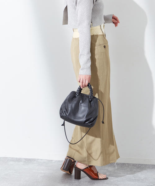 JANE SMITH / JOHN SMITH(ジェーンスミスジョンスミス)の「【JANE SMITH/ジェーンスミス】RAYON LINEN COMBINATION SK:スカート(スカート・レディース・ブラック/ベージュ・38/36)」の12枚目の写真