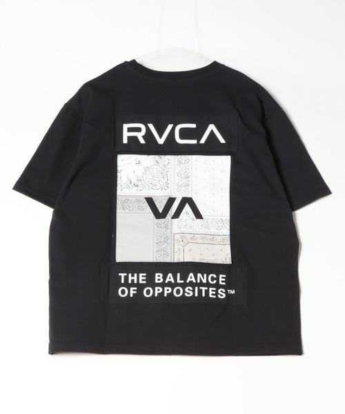 RVCA（ルーカ）の「RVCA/ルーカ 半袖Tee バンダナ柄 ボックスシルエット BE041-P21（Tシャツ/カットソー・メンズ・スミクロ/ベージュ/ホワイト/ブラック・L/M/S）」の15枚目の写真