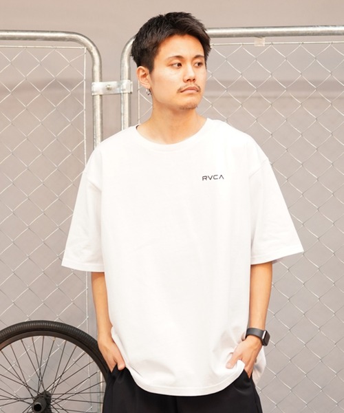 RVCA（ルーカ）の「RVCA/ルーカ 半袖Tee バンダナ柄 ボックスシルエット BE041-P21（Tシャツ/カットソー・メンズ・スミクロ/ベージュ/ホワイト/ブラック・L/M/S）」の22枚目の写真