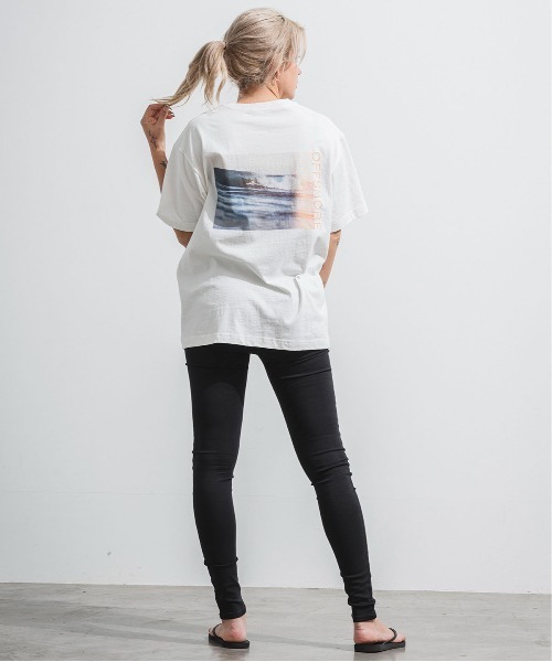 OFFSHORE(オフショア)の「【コラボ企画】OS×U-SKE GOING OFF PHOTO TEE/オフショア×U-SKE フォトティ(Tシャツ/カットソー・メンズ・ブラック/ホワイト/オレンジ・M/L/XL/S)」の6枚目の写真