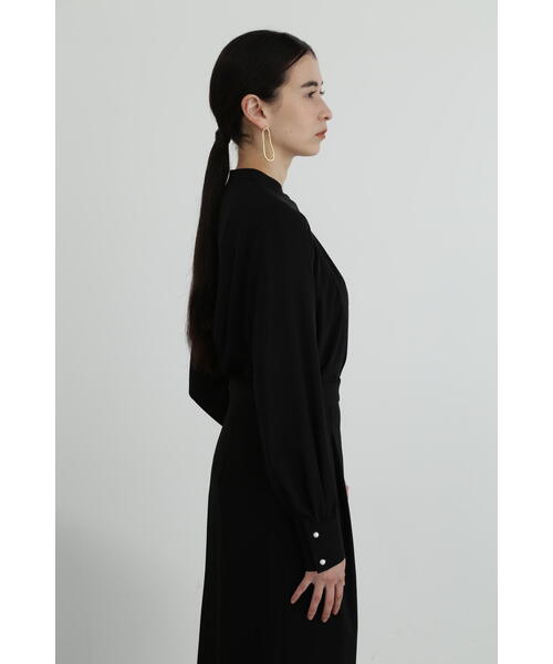 JILL STUART（ジルスチュアート）の「◆フロントタックジョーゼットブラウス（シャツ/ブラウス・レディース・ホワイト/ブラック・MEDIUM/SMALL）」の15枚目の写真