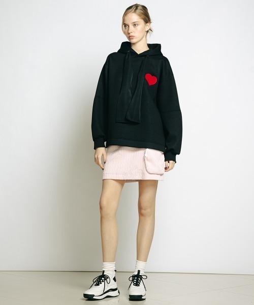 DSC★ハートワッペンパーカー DSC / ハートワッペンパーカー TOPS Night STORE | ダブル