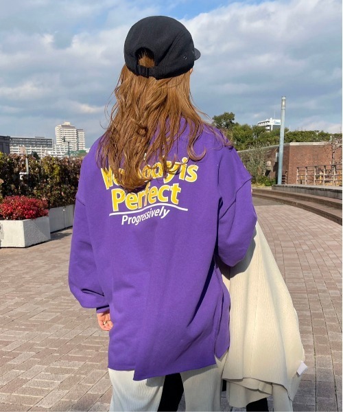 feepur by saya（フェピュールバイサヤ）の「AMB刺繍ロゴスウェット