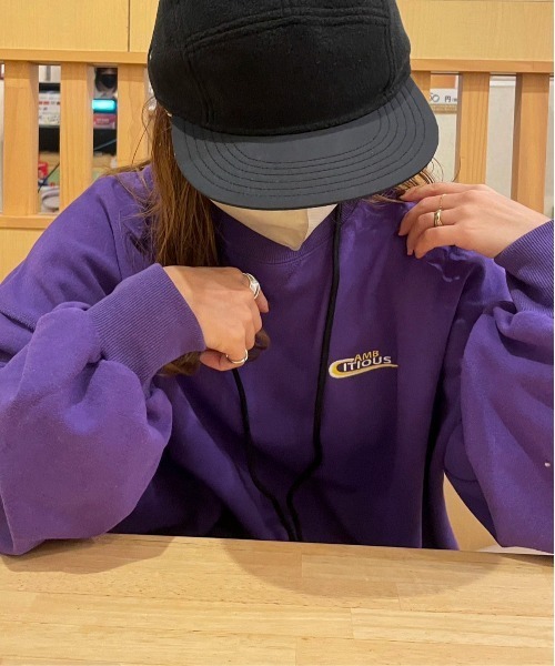 feepur by saya（フェピュールバイサヤ）の「AMB刺繍ロゴスウェット
