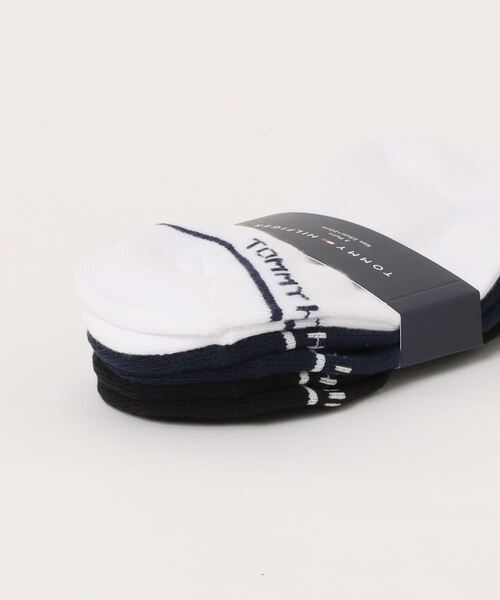 TOMMY HILFIGER（トミーヒルフィガー）の「TOMMY HILFIGER/トミーヒルフィガー ブランド ロゴ 抗菌防臭 足底パイル 靴下 ショートソックス クォーターソックス 3足セット 23cm 24cm 25cm 26cm 27cm（ソックス/靴下・メンズ・その他1/その他3/その他2/その他5/ブラック/その他6/その他4/ブラック系2/その他8/その他7/その他9/ホワイト系1/ホワイト/その他10・25～27cm/23～25cm）」の22枚目の写真