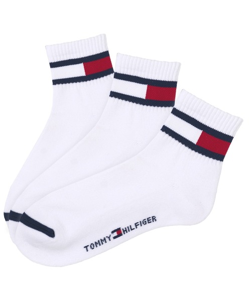 TOMMY HILFIGER（トミーヒルフィガー）の「TOMMY HILFIGER/トミーヒルフィガー ブランド ロゴ 抗菌防臭 足底パイル 靴下 ショートソックス クォーターソックス 3足セット 23cm 24cm 25cm 26cm 27cm（ソックス/靴下・メンズ・その他1/その他3/その他2/その他5/ブラック/その他6/その他4/ブラック系2/その他8/その他7/その他9/ホワイト系1/ホワイト/その他10・25～27cm/23～25cm）」の3枚目の写真