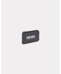 'KENZO Emboss' レザー ジップ カードホルダー