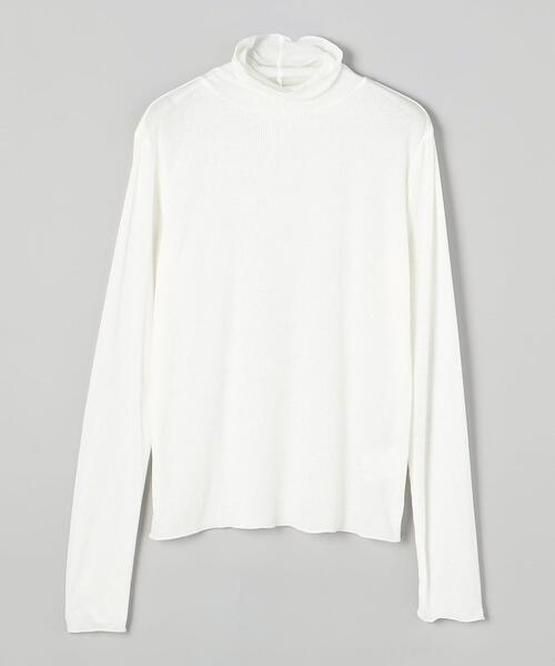 coen（コーエン）の「メローリブシアータートル（Tシャツ/カットソー・レディース・ブラック/コバルトブルー/オフホワイト・M/L）」の2枚目の写真