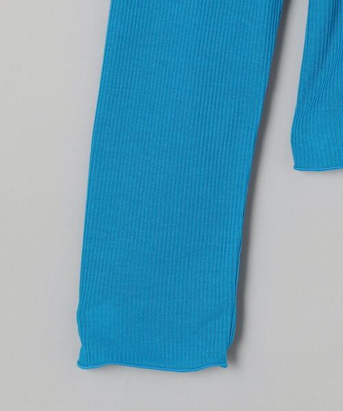 coen（コーエン）の「メローリブシアータートル（Tシャツ/カットソー・レディース・ブラック/コバルトブルー/オフホワイト・M/L）」の15枚目の写真