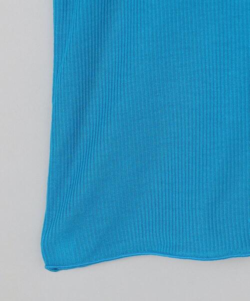 coen（コーエン）の「メローリブシアータートル（Tシャツ/カットソー・レディース・ブラック/コバルトブルー/オフホワイト・M/L）」の16枚目の写真