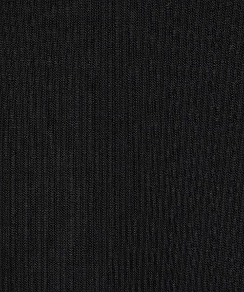 coen（コーエン）の「メローリブシアータートル（Tシャツ/カットソー・レディース・ブラック/コバルトブルー/オフホワイト・M/L）」の19枚目の写真