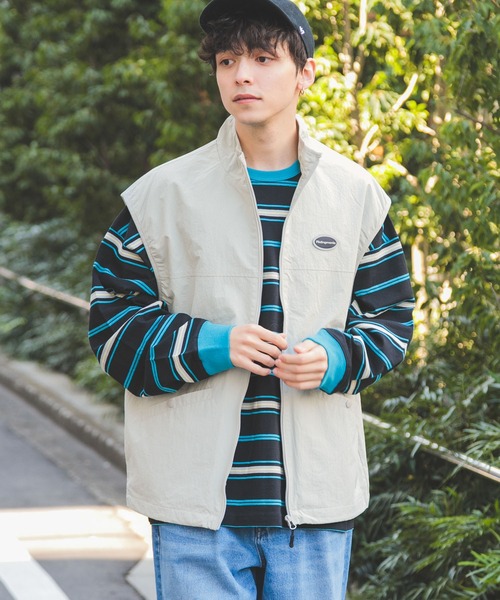 Ridingmania(ライディングマニア)の「【Ridingmania】ナイロン/ワッペンウォームアップミリタリーベスト(ベスト・メンズ・ライトグレー/ブラック/ブラウン系その他・MEDIUM/LARGE)」の13枚目の写真