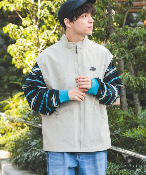 Ridingmania(ライディングマニア)の「【Ridingmania】ナイロン/ワッペンウォームアップミリタリーベスト(ベスト・メンズ・ライトグレー/ブラック/ブラウン系その他・MEDIUM/LARGE)」の11枚目の写真