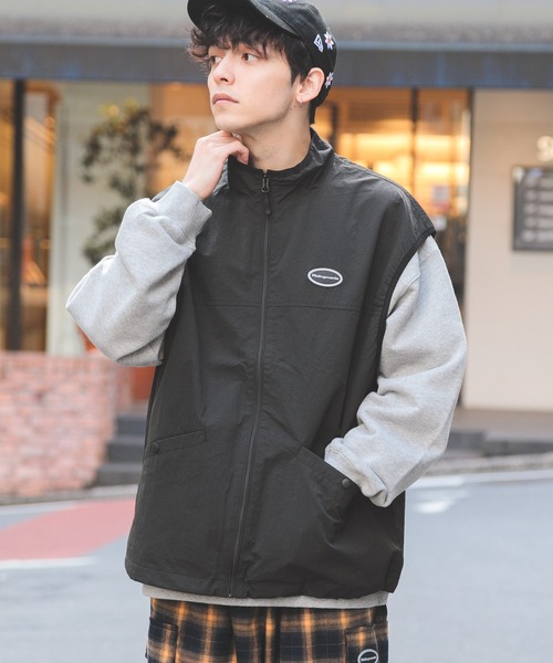 Ridingmania(ライディングマニア)の「【Ridingmania】ナイロン/ワッペンウォームアップミリタリーベスト(ベスト・メンズ・ライトグレー/ブラック/ブラウン系その他・MEDIUM/LARGE)」の16枚目の写真