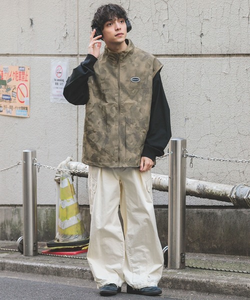 Ridingmania(ライディングマニア)の「【Ridingmania】ナイロン/ワッペンウォームアップミリタリーベスト(ベスト・メンズ・ライトグレー/ブラック/ブラウン系その他・MEDIUM/LARGE)」の21枚目の写真