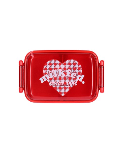 MILKFED.(ミルクフェド)の「GINGHAM LUNCH BOX(お弁当箱・レディース・レッド/ブラック・ONE SIZE)」の5枚目の写真
