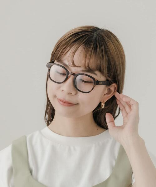 SMELLY(スメリー)の「ウェリントンダテメガネ(メガネ・レディース・ブラック/ブラウン系その他・-)」の8枚目の写真