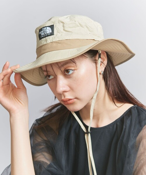 THE NORTH FACE（ザノースフェイス）の「＜THE NORTH FACE＞ホライズン ハット（ハット・レディース・ブラック/オフホワイト/パープル・M）」の4枚目の写真