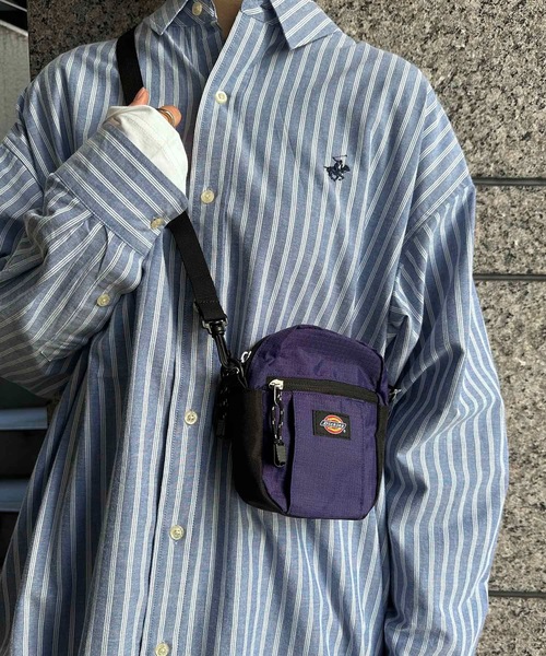 Dickies(ディッキーズ)の「DICKIES / DK RIPSTOP MT QUICK SHOULDER / 80313100(ショルダーバッグ・レディース・チャコールグレー/カーキ/パープル/ブラック・ONESIZE)」の4枚目の写真