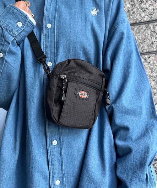 Dickies(ディッキーズ)の「DICKIES / DK RIPSTOP MT QUICK SHOULDER / 80313100(ショルダーバッグ・レディース・チャコールグレー/カーキ/パープル/ブラック・ONESIZE)」の2枚目の写真