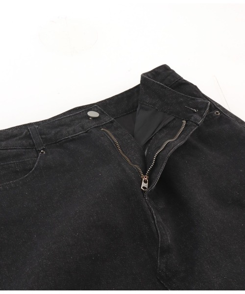 ANAP（アナップ）の「フロントスリットデニムミニスカート（デニムスカート・レディース・ブルー/ブラック・S/M）」の12枚目の写真