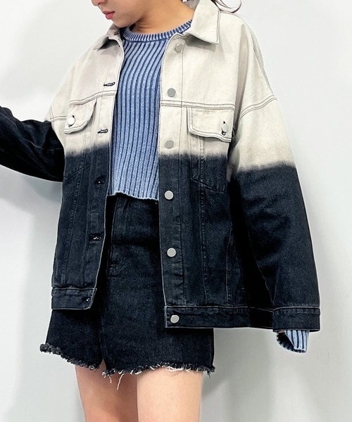 ANAP（アナップ）の「フロントスリットデニムミニスカート（デニムスカート・レディース・ブルー/ブラック・S/M）」の19枚目の写真