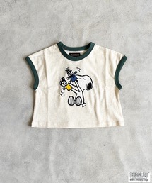 PEANUTS | 【PEANUTS】スヌーピー/リンガーTシャツ(80~150cm)(Tシャツ/カットソー)