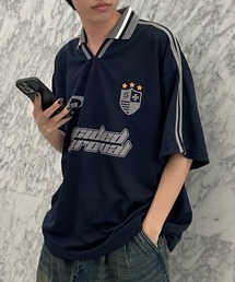 【Snap club】サイドライン半袖ゲームシャツ