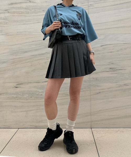 Snap club（スナップクラブ）の「【Snap club】サイドライン半袖