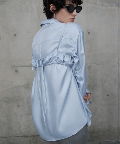 JOSE MOON  レザーフラップビスチェ LEATHER FLAP BUSTIER(36 IVORY): TOPSjosemoon