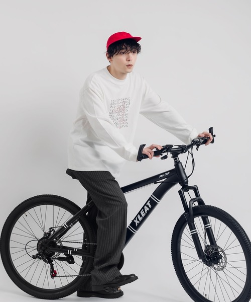 MUHET(ミュエータ)の「ロゴプリントロンT(Tシャツ/カットソー・レディース・オフホワイト/チャコールグレー・MEDIUM/X-LARGE)」の21枚目の写真