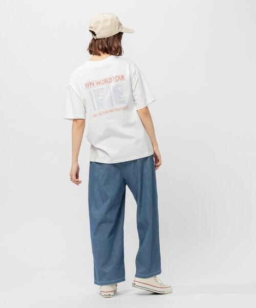 SOMETHING(サムシング)の「SOMETHING(サムシング)ロックTシャツ(Tシャツ/カットソー・レディース・オフホワイト・フリー)」の14枚目の写真