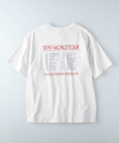 SOMETHING(サムシング)の「SOMETHING(サムシング)ロックTシャツ(Tシャツ/カットソー・レディース・オフホワイト・フリー)」の6枚目の写真