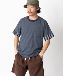 切り替えボーダーTee