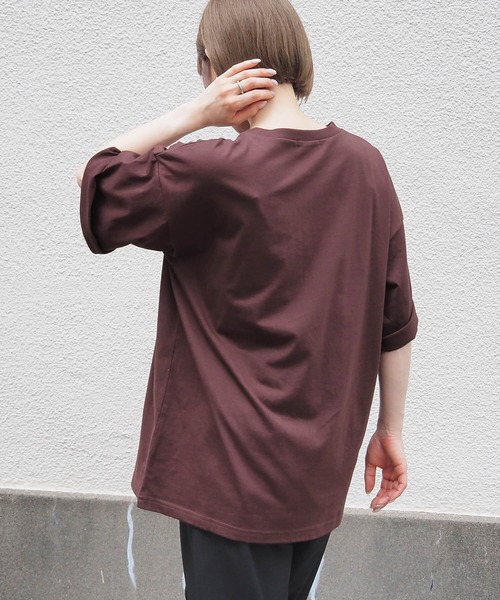 セール】箔プリント半袖BIGTシャツ（Tシャツ/カットソー
