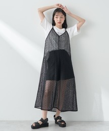 earth music&ecology | レースキャミワンピース(ワンピース)