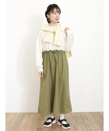 Samansa Mos2 | ◎ドッキング裏毛ワンピース(ワンピース)