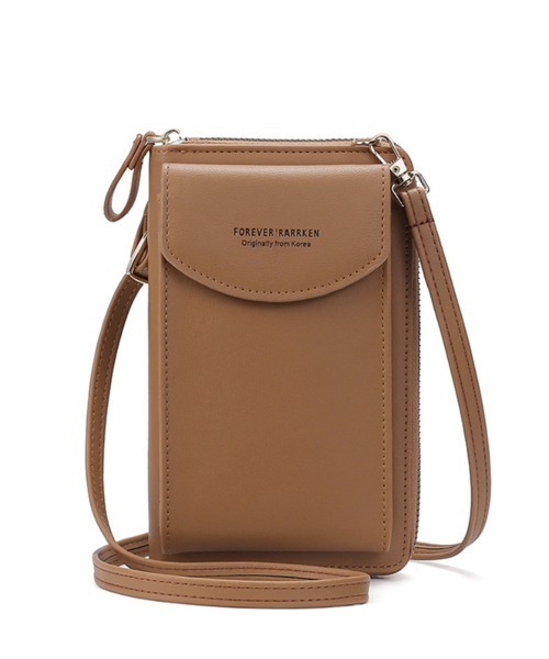 Miniministore(ミニミニストア)の「スマホショルダーバッグ 縦型 ミニポーチ(ショルダーバッグ・レディース・ブルー/カーキ/ネイビー/ワインレッド/グレー/キャメル/ブラック/ピンク/ピンクベージュ/パープル・FREE)」の7枚目の写真