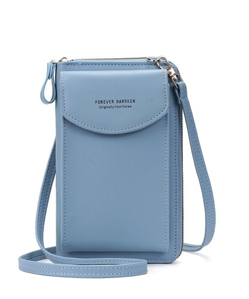 Miniministore(ミニミニストア)の「スマホショルダーバッグ 縦型 ミニポーチ(ショルダーバッグ・レディース・ブルー/カーキ/ネイビー/ワインレッド/グレー/キャメル/ブラック/ピンク/ピンクベージュ/パープル・FREE)」の5枚目の写真
