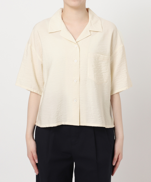 B.C STOCK(ベーセーストック)の「開襟シャツ(シャツ/ブラウス・レディース・ベージュ/グリーン/ブラック系その他・FREE)」の8枚目の写真