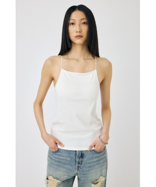 MOUSSY（マウジー）の「NARROW STRAP キャミソール（キャミソール・レディース・ライトグリーン/ホワイト/ブラック/オレンジ系その他・FREE）」の10枚目の写真