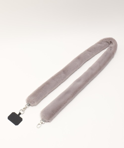 Rename チュールフリル シアー ファー スマホショルダー マルチ