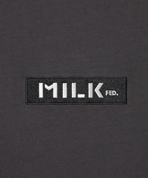 MILKFED.(ミルクフェド)の「BAR LOGO BASIC L/S TEE(Tシャツ/カットソー・レディース・ライトブルー/ホワイト/チャコール・M/L)」の12枚目の写真