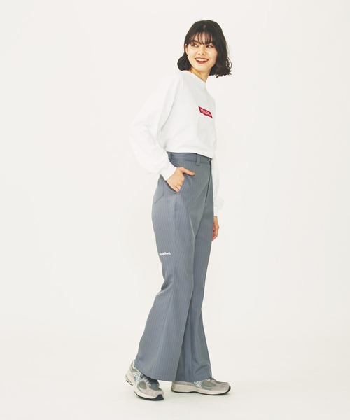 MILKFED.(ミルクフェド)の「BAR LOGO BASIC L/S TEE(Tシャツ/カットソー・レディース・ライトブルー/ホワイト/チャコール・M/L)」の21枚目の写真