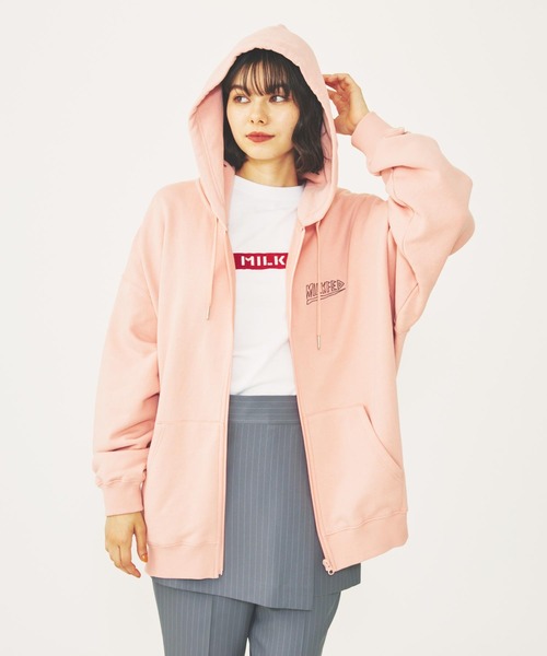 MILKFED.(ミルクフェド)の「BAR LOGO BASIC L/S TEE(Tシャツ/カットソー・レディース・ライトブルー/ホワイト/チャコール・M/L)」の14枚目の写真