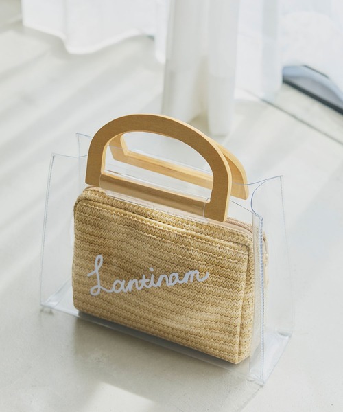 【GirlsAward着用】Lantinam PVC Jute Bag