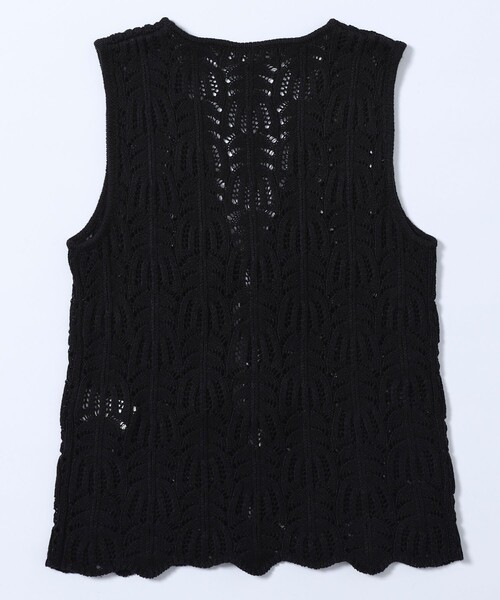 Firsthand（ファーストハンド）の「The Garment/ザ ガーメント Egypt Crochet Vest / かぎ針編みベスト / クロシェット（ベスト・レディース・ブラック・8）」の7枚目の写真