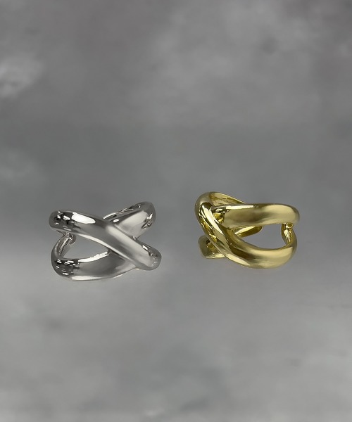 SBG（エスビー）の「SBG クロスラインイヤーカフ/フリーサイズ（イヤーカフ・メンズ・シルバー/ゴールド系その他/シルバー系その他・FREE）」の19枚目の写真